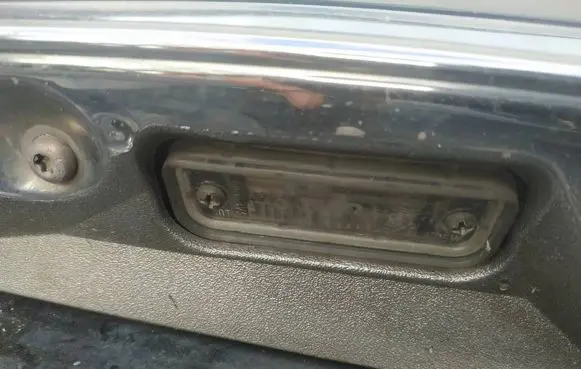 Mercedes-Benz CLS C219 Number plate light