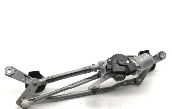 Front wiper linkage and motor