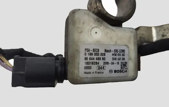 Citroen C5 Negative earth cable (battery) 9664448980 199000028