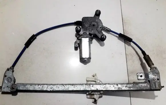 Sliding door window regulator with motor