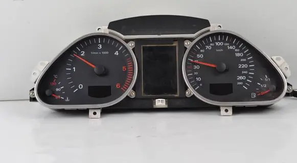 Audi A6 S6 C6 4F Speedometer (instrument cluster) 4F0920931F 4F0910930A