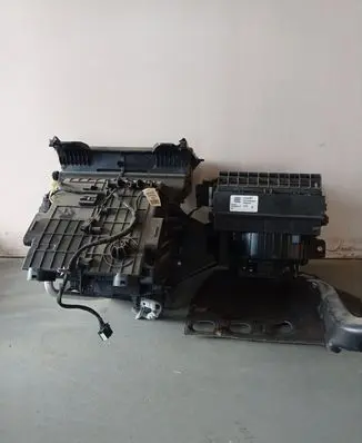 Interior heater climate box assembly
