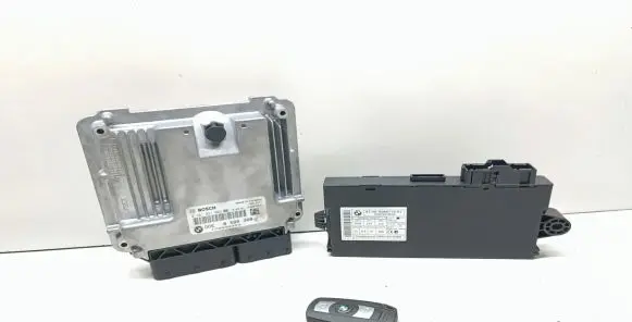 BMW X1 E84 Engine ECU kit and lock set 8580308 0281031002 9389115