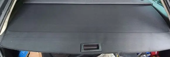 Parcel shelf load cover