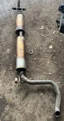 Volkswagen PASSAT B7 Muffler/silencer 3C025321K 3C0253211K