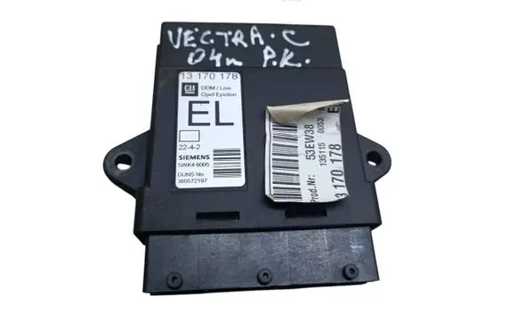 Opel Vectra C Door control unit/module 13170178 360572197 5WK46005