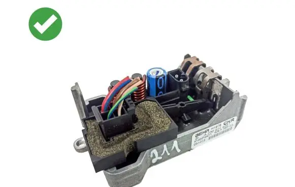 Mercedes-Benz E W211 Heater blower motor/fan resistor A2308216351 9140010471 051015