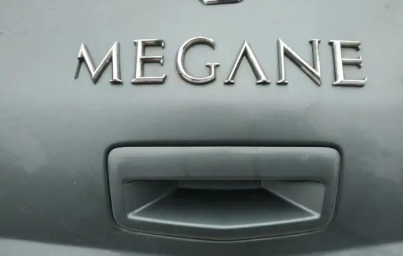 Renault Megane II Tailgate/trunk/boot exterior handle
