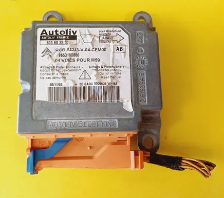 Citroen Berlingo Airbag control unit/module 9653190880 603602500