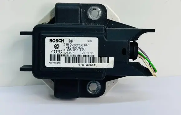 Volkswagen PASSAT B5 ESP acceleration yaw rate sensor 4B0907637A