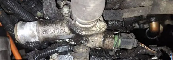 Volkswagen Bora Engine coolant pipe/hose 038121133a