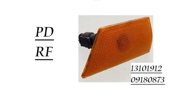 Front fender indicator light