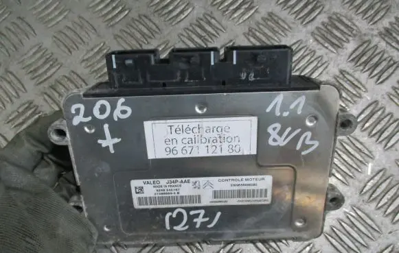 Peugeot 206+ Engine control unit/module 9667112180 9666498280
