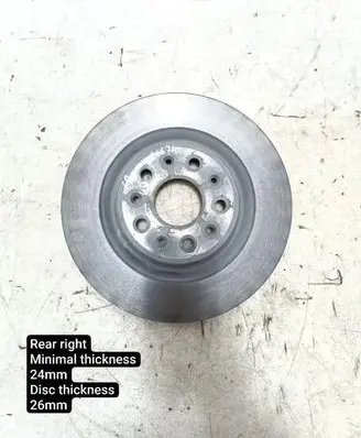 Chevrolet Corvette C8 Rear brake disc 