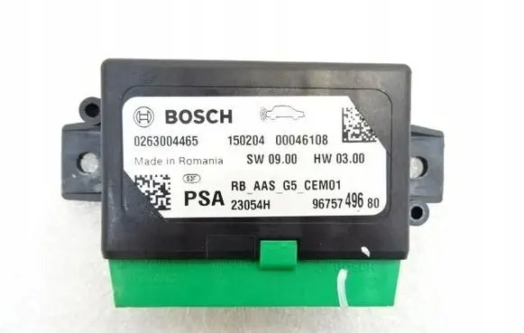 Peugeot 308 Parking PDC control unit/module 9675749680