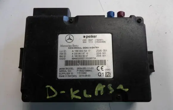 Mercedes-Benz CLA C117 X117 W117 Other control units/modules A1669005417 A1669028207 A2059016710