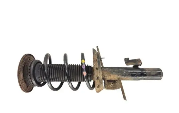 Front shock absorber with coil spring