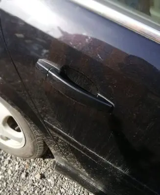 Opel Vectra C Rear door exterior handle 20R