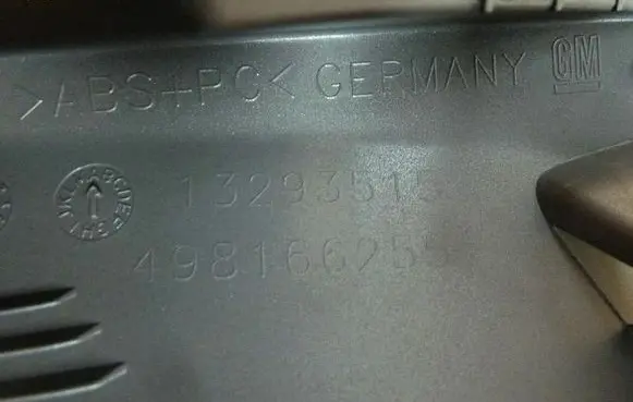Opel Zafira B Dashboard trim 13293515