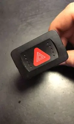 Volkswagen Golf IV Hazard light switch 1J0953235A