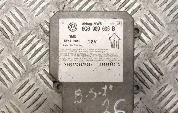Volkswagen PASSAT B5 Airbag control unit/module 6Q0909605B