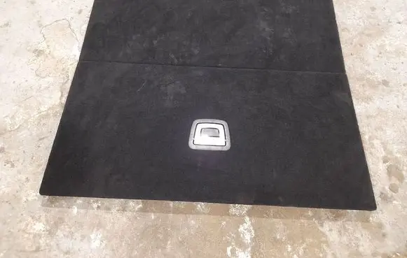 Mercedes-Benz E W212 Rear floor mat 2126800002 A2126800002