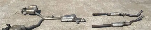 Audi A8 S8 D4 4H Muffler/silencer 4H0253211E