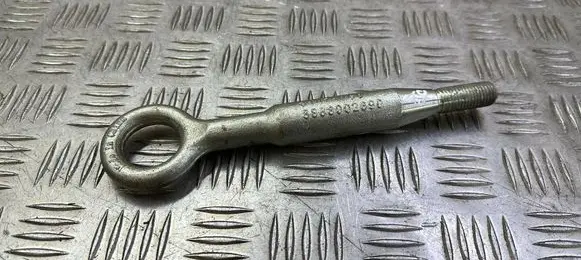 Towing hook eye
