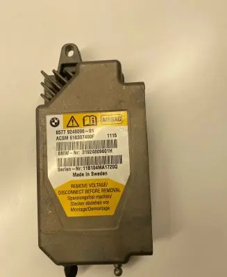 BMW 5 F10 F11 Airbag control unit/module 9248096 31924809601H 618307400E