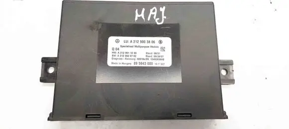 Mercedes-Benz E W212 Central body control module A2129003806