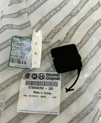 Fiat Doblo Rear bumper row hook cap/cover 0735498752
