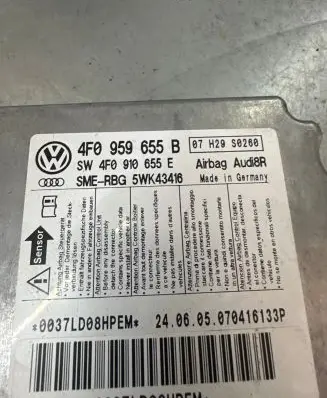 Audi A6 S6 C6 4F Airbag control unit/module 4F0959655B 4F0910655E 5WK43416