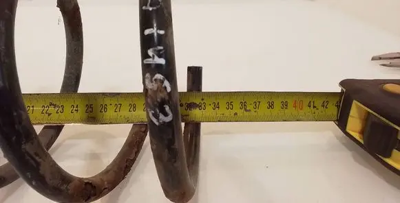 Opel Corsa B Front coil spring
