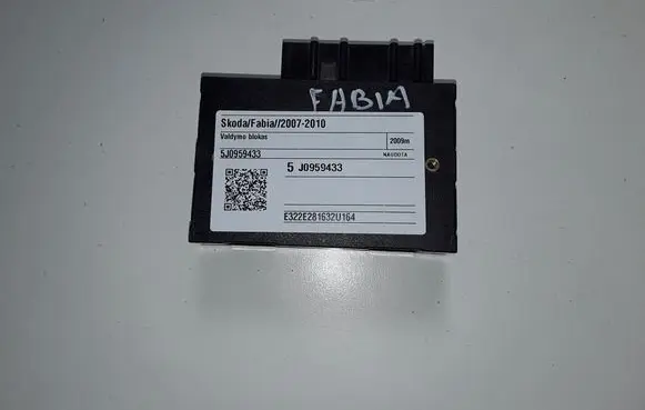 Skoda Fabia Mk2 (5J) Other control units/modules 5J0959433
