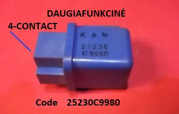 Nissan Terrano Other relay 25230C9980