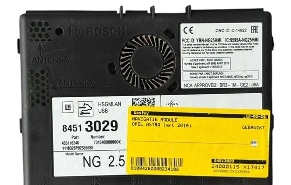 Opel Astra K Other control units/modules 84513029