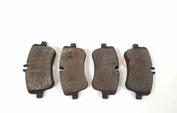 Mercedes-Benz C W203 Brake pads (front) A0054206220