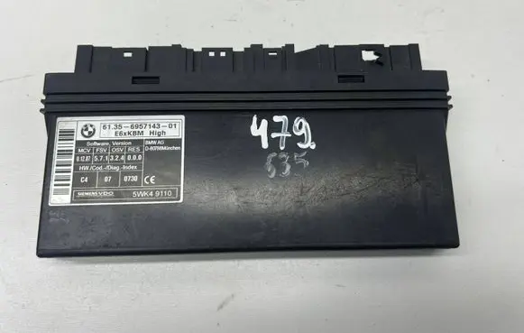BMW 5 E60 E61 Comfort/convenience module 6957143 571324000 5WK49110