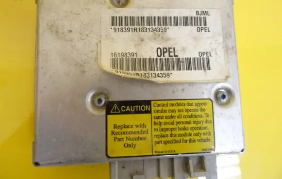 Opel Sintra Engine control unit/module 16198391