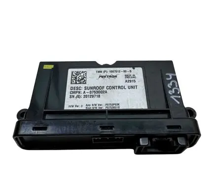 Tesla Model S Sunroof control unit/module A0753G02A 20129718