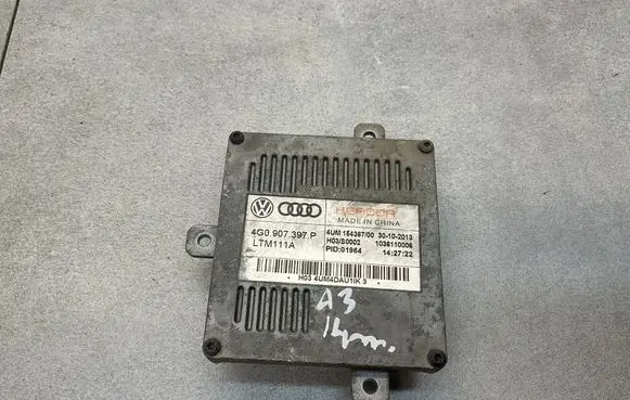 Audi A3 S3 8V Headlight ballast module Xenon 4G0907397P