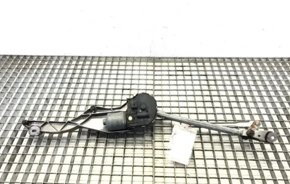 Front wiper linkage and motor