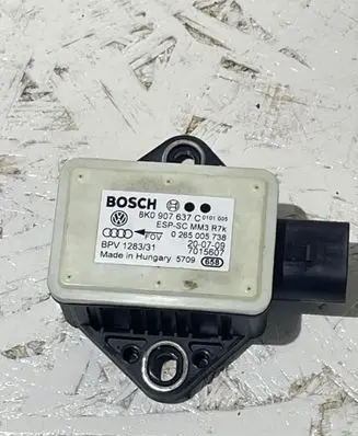 Audi A4 S4 B8 8K ESP acceleration yaw rate sensor 8K0907637C 0265005738 7015607