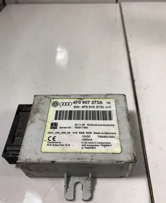 Audi A6 S6 C6 4F Tire pressure control unit 4F0907273A