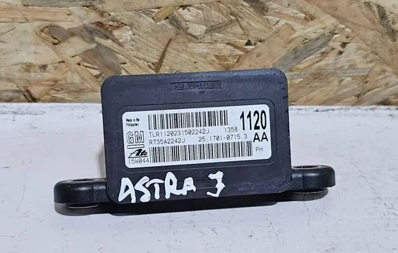 Opel Astra J ESP acceleration yaw rate sensor 25170107153 R735A2242J TK1120231502242