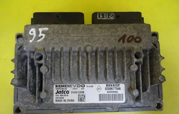 Renault Scenic II - Grand scenic II Engine control unit/module 8200677546