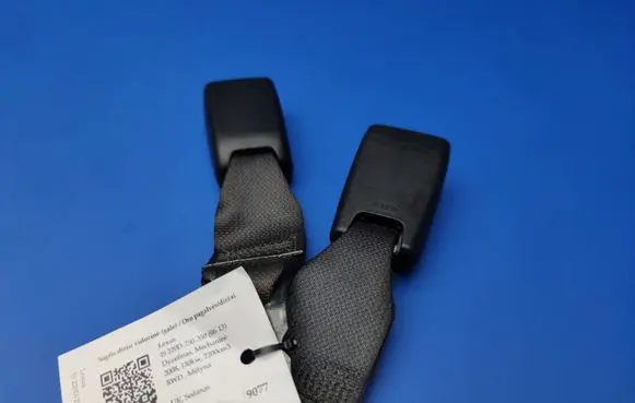 Middle seatbelt buckle (rear)