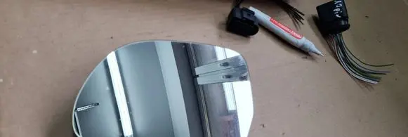 Audi A6 Allroad C6 Wing mirror glass 4F0857535AE
