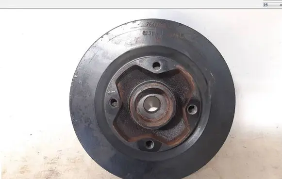 BMW 7 G11 G12 Crankshaft pulley 7646900 11237646900