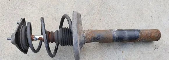Porsche Boxster 987 Front shock absorber with coil spring